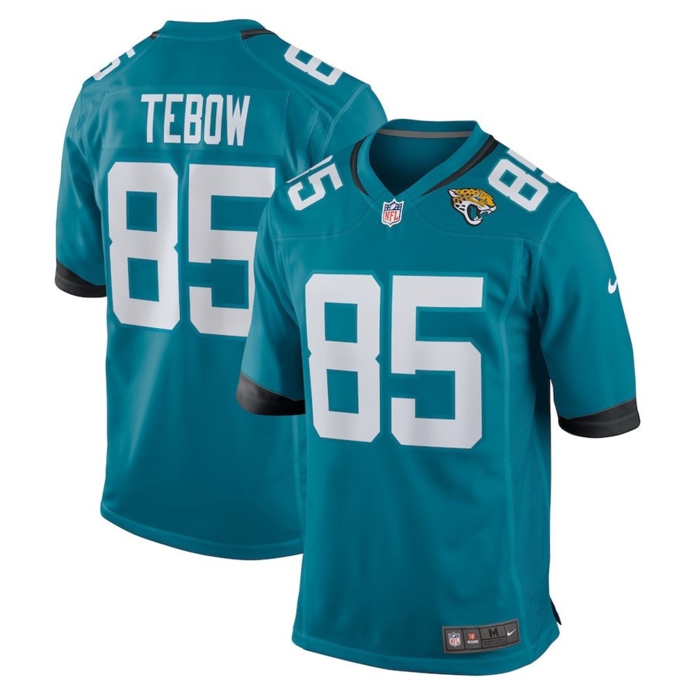 Teal NFL Jersey with Tim Tebow 85 Medium NEW WITH TAGS